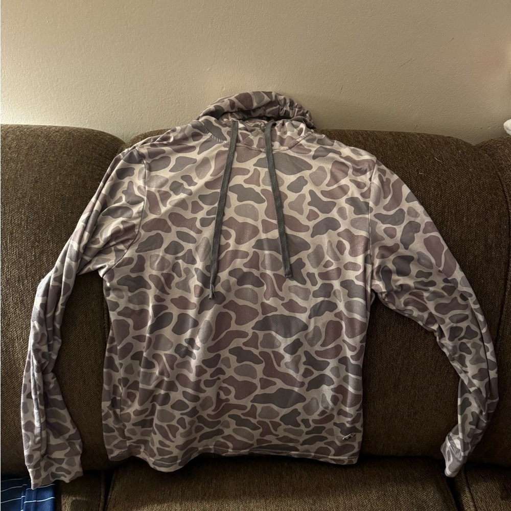YXL Burlebo camo hoodie